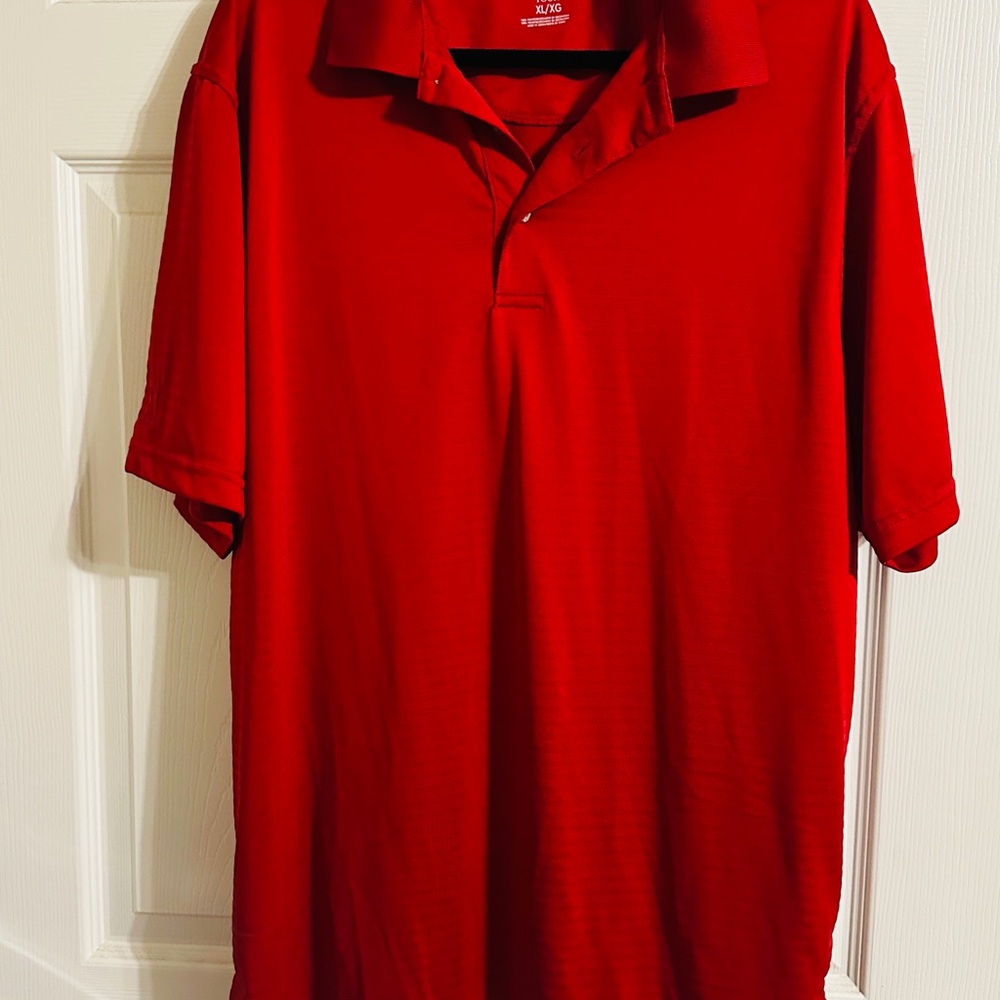 Champion Red Polo Shirt Vibrant Cotton Blend